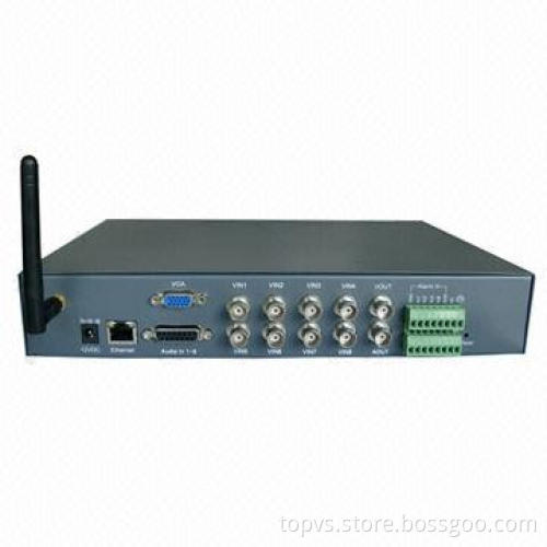 8-channel H.264 3G WCDMA Network Video Server, Convert Analog Camera to 3G IP Camera